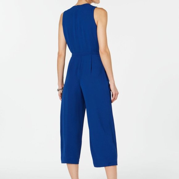 NWT MICHAEL KORS Ring Belt JUMPSUIT Women's sz 12 - Picture 3 of 8